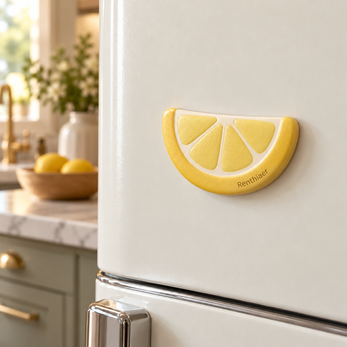 Renthiaer™ Lemon Grove Decorative Magnet lifestyle scene