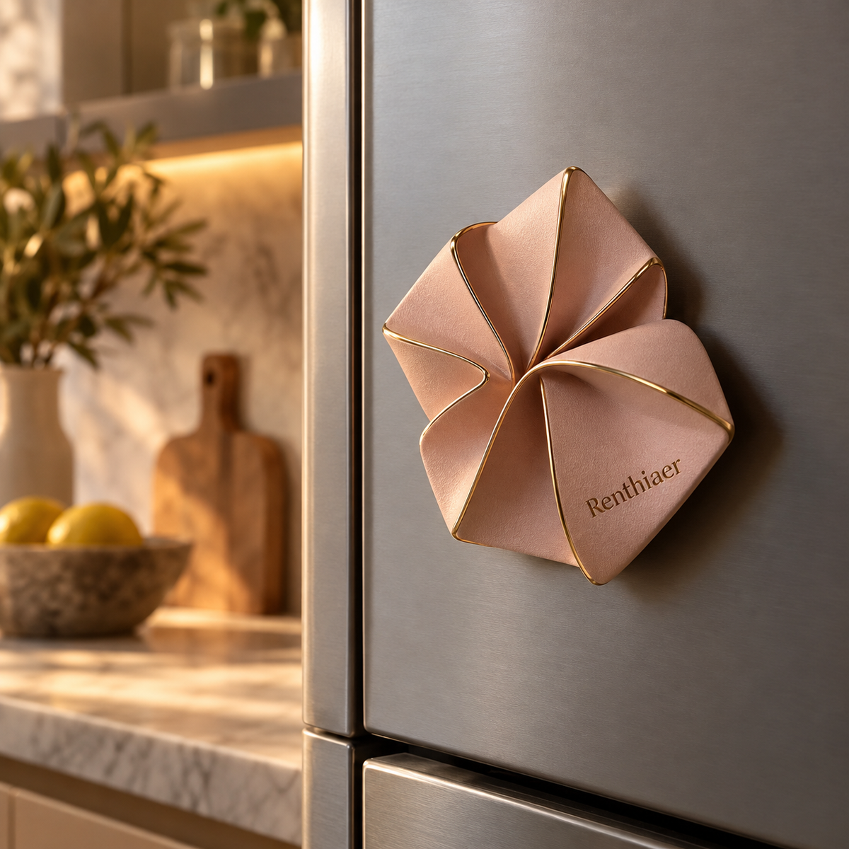 Renthiaer™ Elegant Petal Ribbon Magnet
