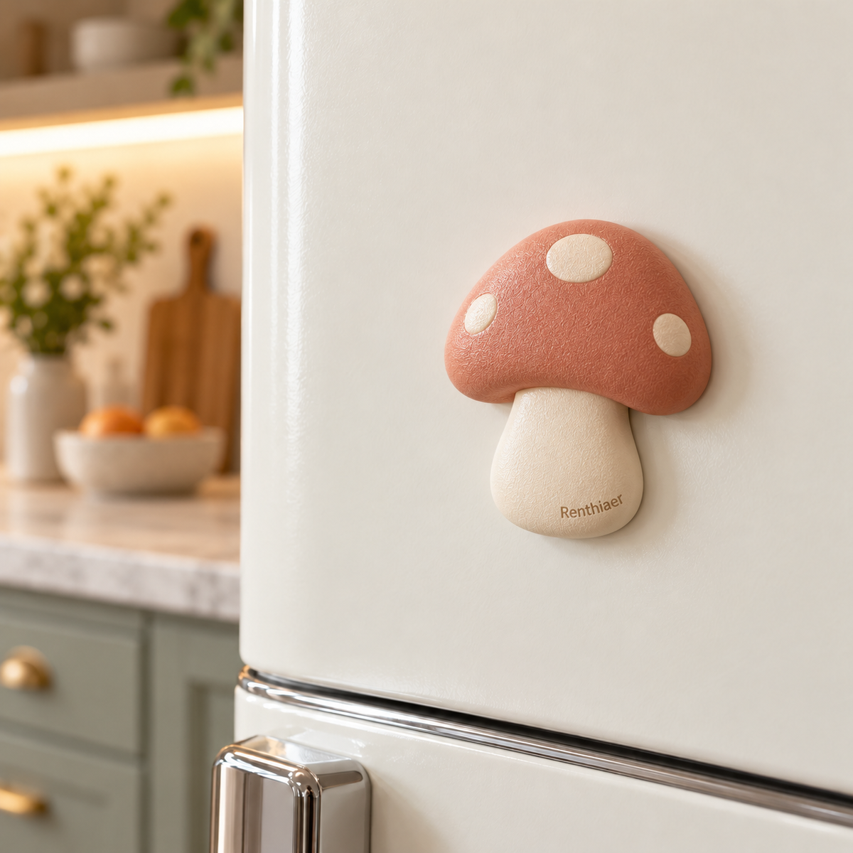 Renthiaer™ Woodland Mushroom Magnet lifestyle scene