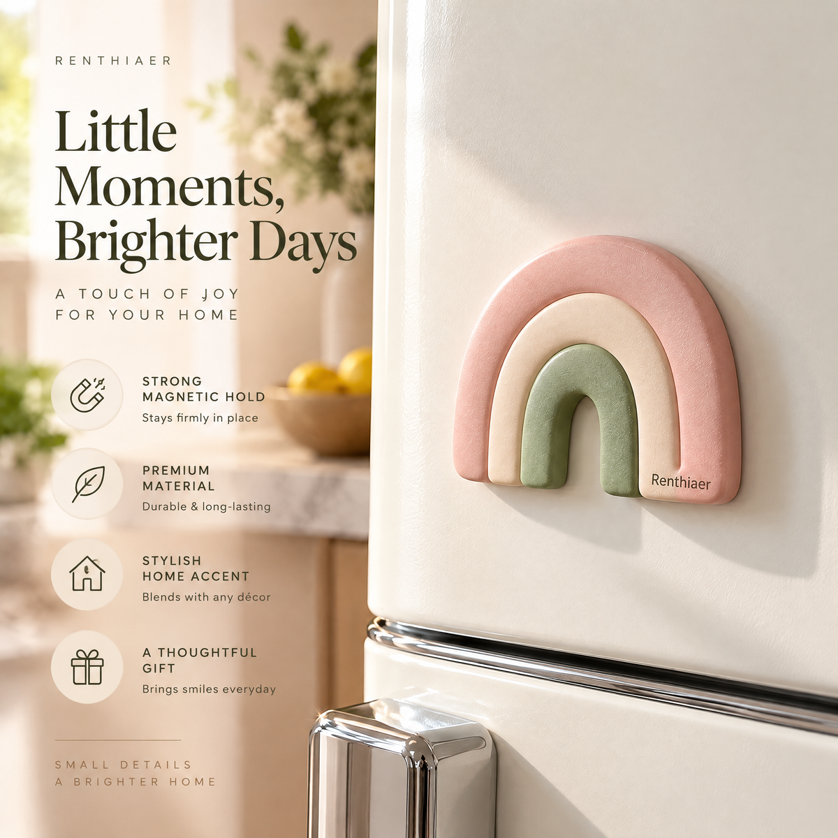 Renthiaer™Rainbow Garden Magnet