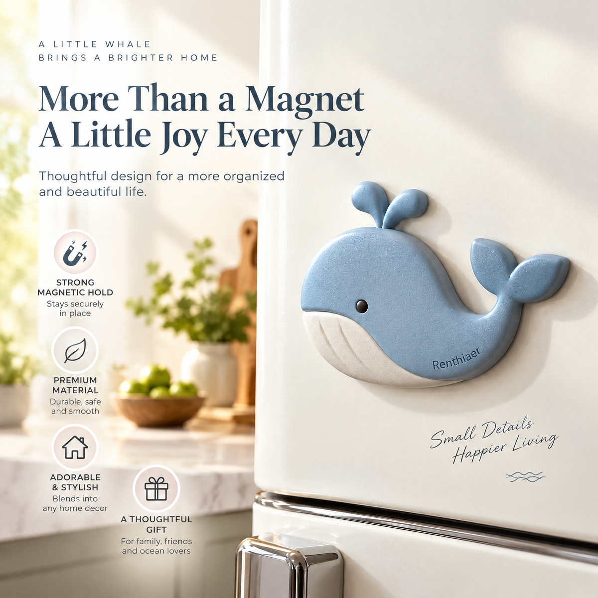 Renthiaer™ Ocean Whale Decorative Magnet