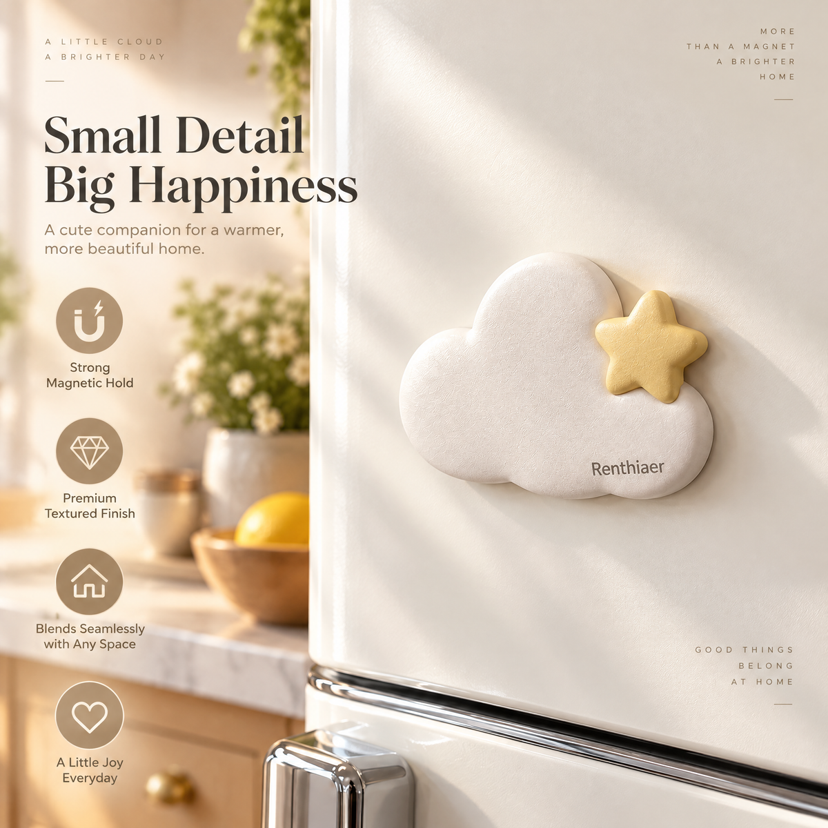 Renthiaer™ Cloud Dream Pastel Magnet